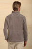 True Grit Men's Apres Lux Chenille 1/4 Zip Pullover in Grey