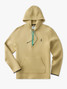 The Chubbies Men's Set Quarter Zip Hoodie in Medium Khaki