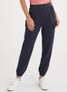 Thrive Societe Women's Ultraluxe Cargo Jogger in Carbon back view