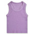 Iscream Girls' Crop Smocked Tank Top in Lavender