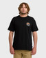 Billabong Men's A/Div Rockies T-Shirt in Black front view