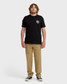 Billabong Men's A/Div Rockies T-Shirt in Black back view