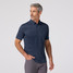 Mizzen+Main Men's Halyard Polo Navy Multi Texture side view