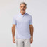 The Mizzen Main Men's Halyard Polo in White Dot Stripe