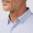 Mizzen+Main Men's Halyard Polo White Dot Stripe detail view