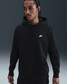 Nike Men's Club Hoodie Black detail view
