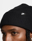 Nike Men's Peak Futura Beanie Black close-up