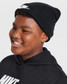 Nike Kids' Peak Beanie Black/White side