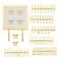 Packed Party Lovely Little Letterboard Customizable Cake Topper frame detail