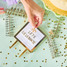 Packed Party Lovely Little Letterboard Customizable Cake Topper styled on cake