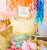 Packed Party Lovely Little Letterboard Customizable Cake Topper letter tiles detail