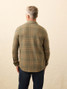 Faherty Men's Legend Sweater Shirt Woodland Olive Plaid detail view