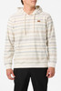 O'Neill Bavaro Stripe Pullover Hoodie Natural White back view