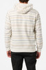 O'Neill Bavaro Stripe Pullover Hoodie Natural White side view
