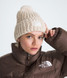 The North Face Women's Cozy Chunky Cabin Beanie in Gardenia White