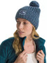 The North Face Women's Cozy Chunky Cabin Beanie in Lunar Blue front view