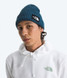 The North Face Salty Lined Beanie in Shady Blue