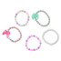 Iscream Fancy Bows Bracelet Set colorful bows front view