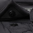Poncho Outdoors Men's Western Tuff-Thread Long Sleeve Shirt in Black side angle