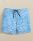 Southern Tide Boys' Rolling Waves Swim Trunks Boat Blue detail view