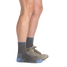 Darn Tough Women's Coolmax Hiking Socks in Grey footwear detail