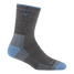 Darn Tough Women's Coolmax Hiking Socks in Grey full view