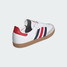 adidas Men's World Cup Samba OG Shoes White, Red and Blue side view