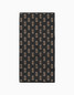 Geometry Fitness Towel in Rush Black Footballs