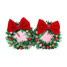 Packed Party Christmas Wreath Novelty Glasses