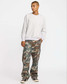 The RVCA Men's Dayshift Cargo Pants in Vintage Woodlands