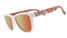 The Goodr OG Bevo Vision Sunglasses in WHite and Burnt Orange