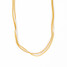 Ink & Alloy Ivy Mixed Metal Multi Layered Necklace front view