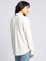 Thread & Supply Women's Cassian Shirt in Heather Oatmeal front view