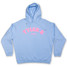 TYLER'S Youth Funfont Logo Hoodie Sky Blue front