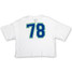 The Tyler's 78 Cropped Tee in White