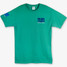 TYLER'S Pigment Dyed Block Tee in Grass Green front view