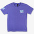 TYLER'S Pigment Dyed Block Tee in Purple front view
