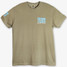 TYLER'S Pigment Dyed Block Tee in Khaki front view