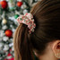 Teleties Large Silk Scrunchies in Blushmas detail