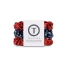 Teleties Large Silk Scrunchies in Independence Bae