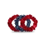 Teleties Large Silk Scrunchies in Independence Bae
