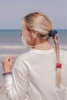 Teleties Large Silk Scrunchies in Independence Bae