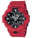 G-SHOCK GA-700 Analog-Digital Watch in Red product view