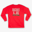 Racquet and Jog Christmas 2025 Longsleeve Tee Red back