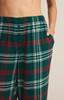 Z Supply Women's Hangout Plaid Pants  in Mistletoe