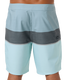 The O'Neill Men's Hyperfreak Heat Block 19 inch Boardshorts in Lead Grey