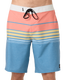 O'Neill Men's Hyperfreak Heat Stripe Boardshorts Captains Blue front