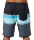 O'Neill Men's Lennox Scallop Boardshorts Phantom Grey side view