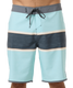 The O'Neill Men's Lennox Scallop 19 inch Boardshorts in Canal Blue
