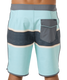 The O'Neill Men's Lennox Scallop 19 inch Boardshorts in Canal Blue
